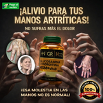 Glucosamina + Condroitina + MSM + Vitamina D   Soporte diario para rodillas, caderas, espalda y manos.